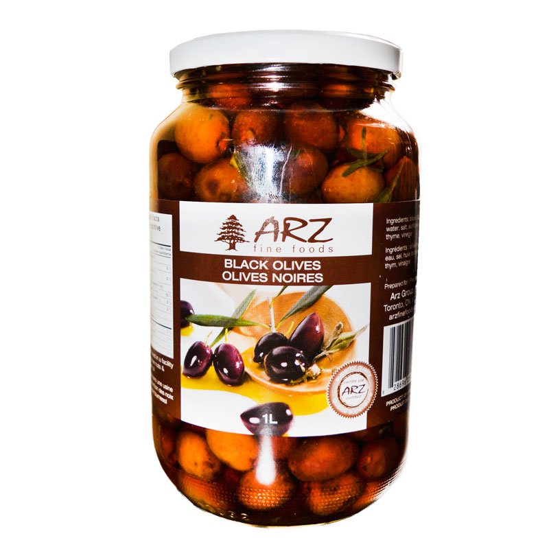 Arz Black Olives-1L