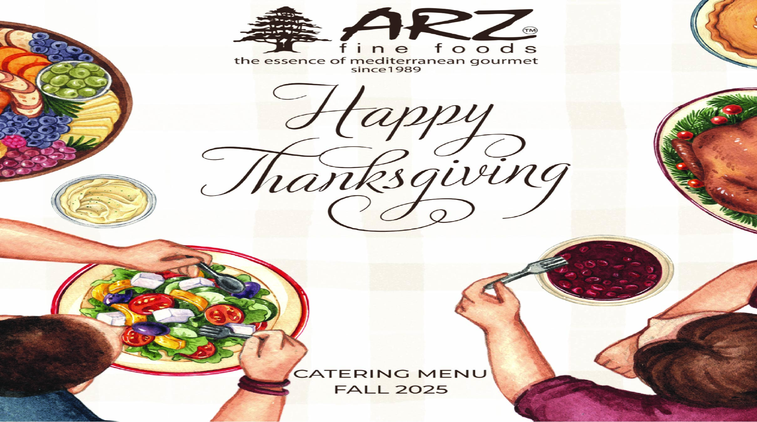arz fine foods Thanksgiving catering toronto 2025